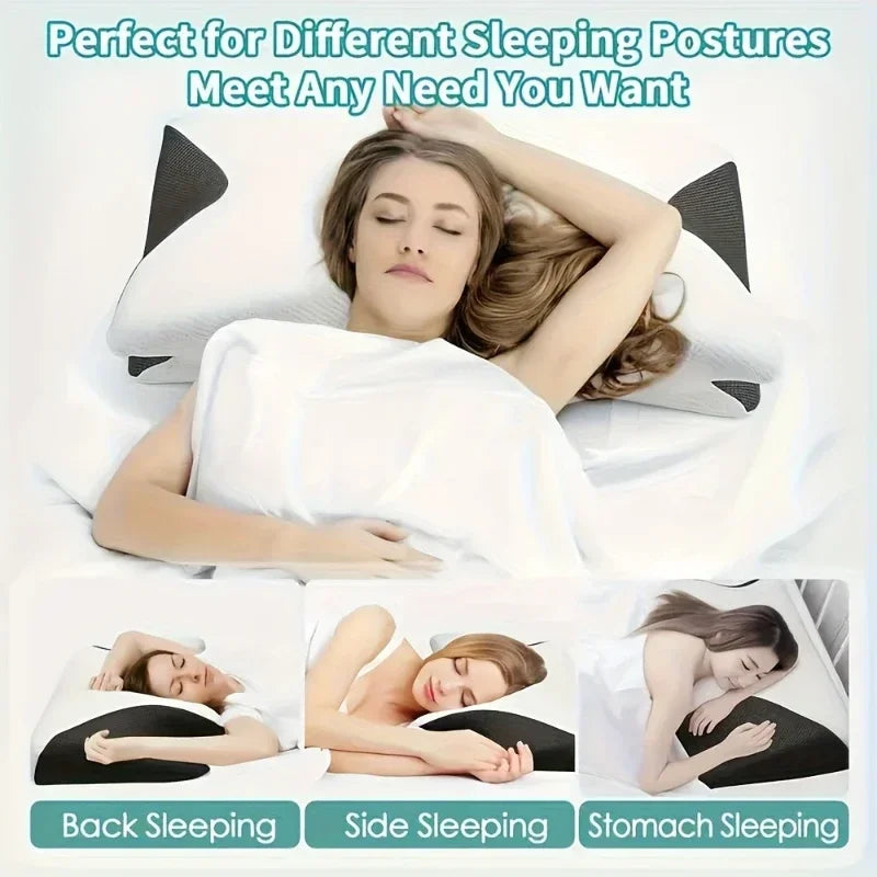 Contoured Ergonomic Neck Pillow