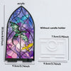 Acrylic Rose Gothic Arch Bookend for Bookshelf Decor