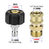 Brass Pressure Washer Quick Connect Adapter