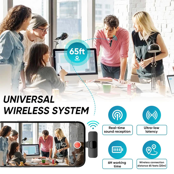 Wireless Lavalier Microphone for Smartphones