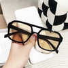 Double Beam Rectangle Sunglasses