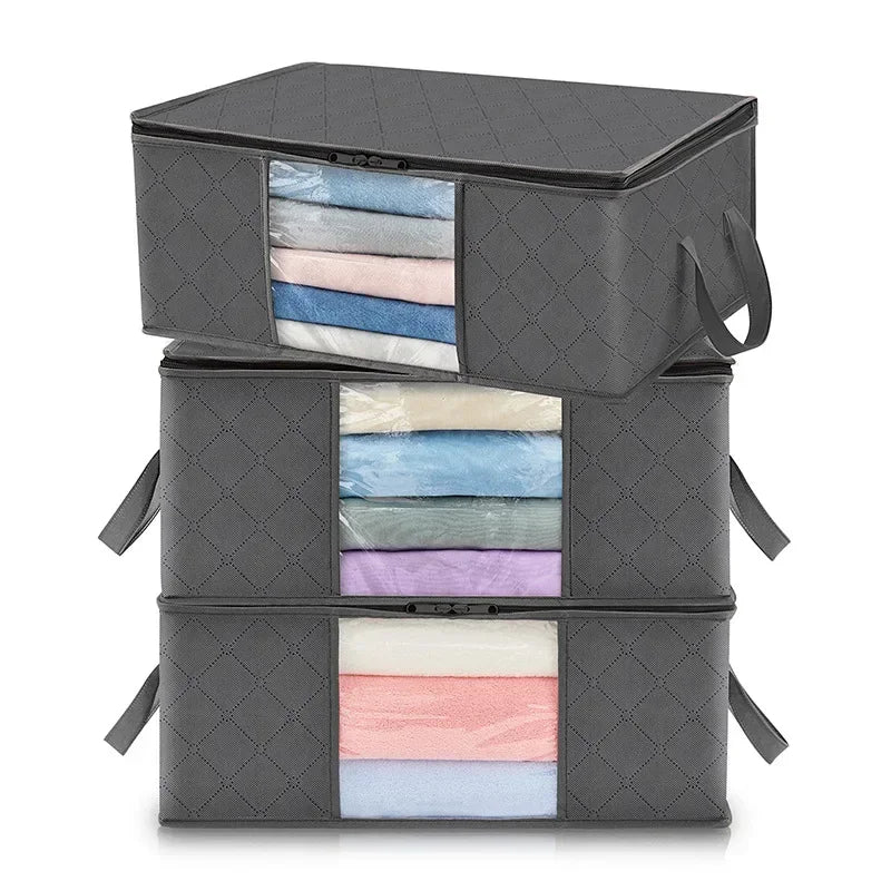 Foldable Storage Bags for Clothes and Blankets
