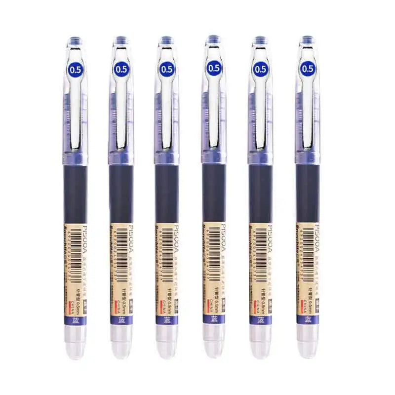 Smooth 0.5mm Gel Pens for School and Office – Set of 6