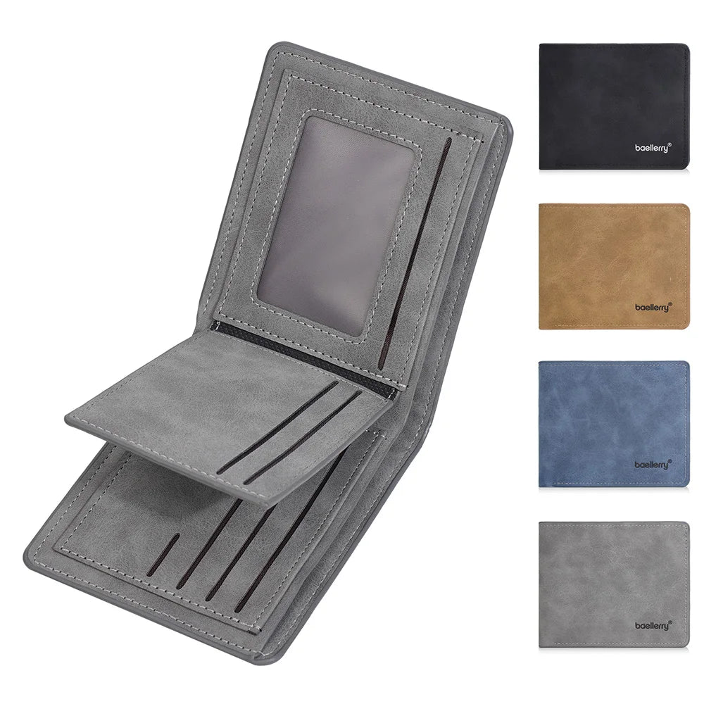 Minimalist Card Holder Wallet for Men with Multiple Slots
