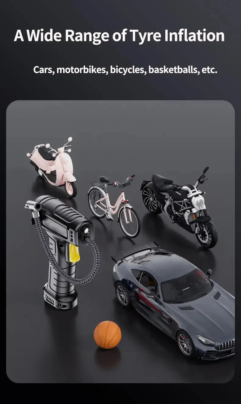High-Performance Portable Air Compressor with Digital Display