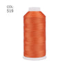 A spool of bright orange nylon bonded thread, color code 519.