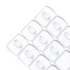 Transparent Removable Adhesive Hooks for Cable Management