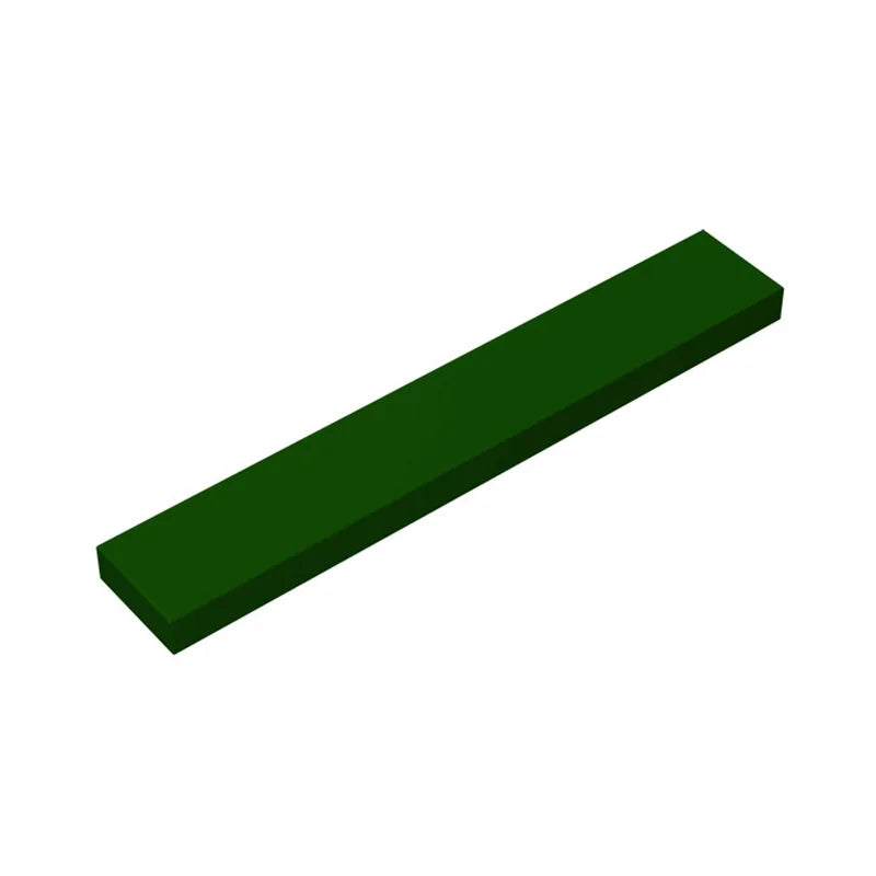 10-Piece 1x6 Building Brick Plates for Creative Construction Sets