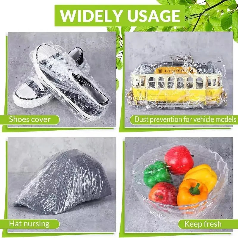 Disposable Shower Caps for Bathing, Hair Care, and Food Protection
