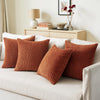 Striped Corduroy Throw Pillow Covers - Farmhouse Boho Decor