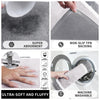 Plush Microfiber Non-Slip Bath Mat with Quick-Dry Absorbency