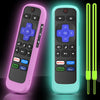 Glow-in-the-Dark Silicone Remote Cover with Lanyard