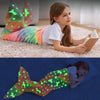 Glow-in-the-Dark Mermaid Tail Blanket
