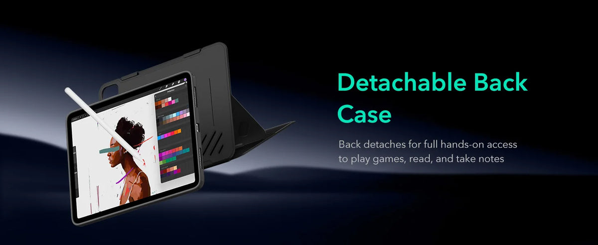 Magnetic Folio Case for iPad Air 11 Inch with Auto Wake/Sleep