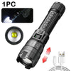 Rechargeable LED Flashlight with Digital Display