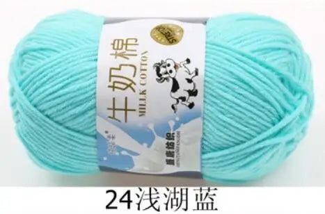 Milk Cotton Crochet Yarn – Soft, Durable Knitting Thread in 91 Colors
