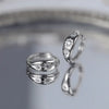Cubic Zirconia Hoop Earrings