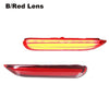 LED Rear Bumper Reflector Lights with Tail and Brake Functions