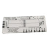 ECG Interpretation 7-Step Reference Card Ruler