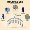 Space-Saving Closet Organizer with 10 Sturdy Clips