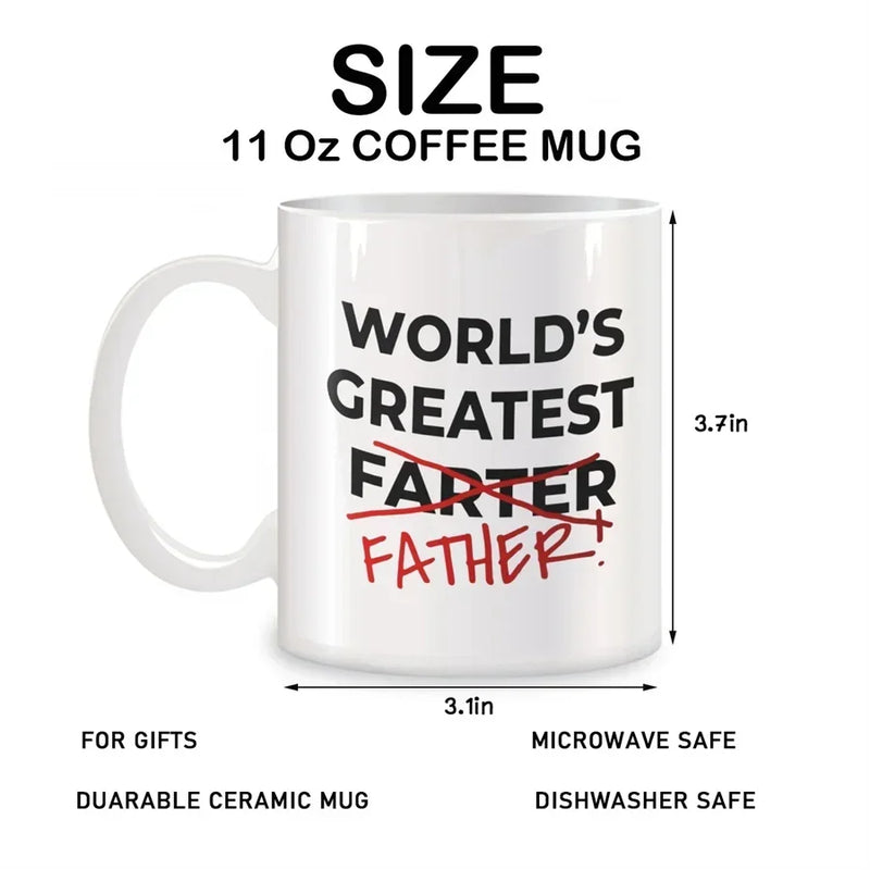 Funny "Best Farter Ever" Ceramic Coffee Mug