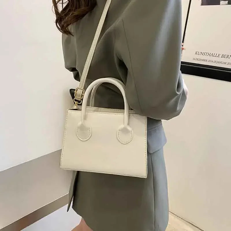 Minimalist Square PU Leather Crossbody Bag