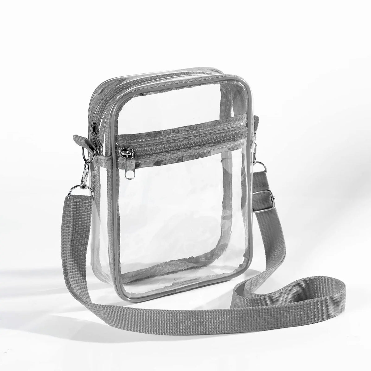 Clear Crossbody Bag – Stadium Approved Transparent PVC Purse