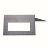 Aluminum Alloy 45/90 Degree Marking Ruler for Woodworking