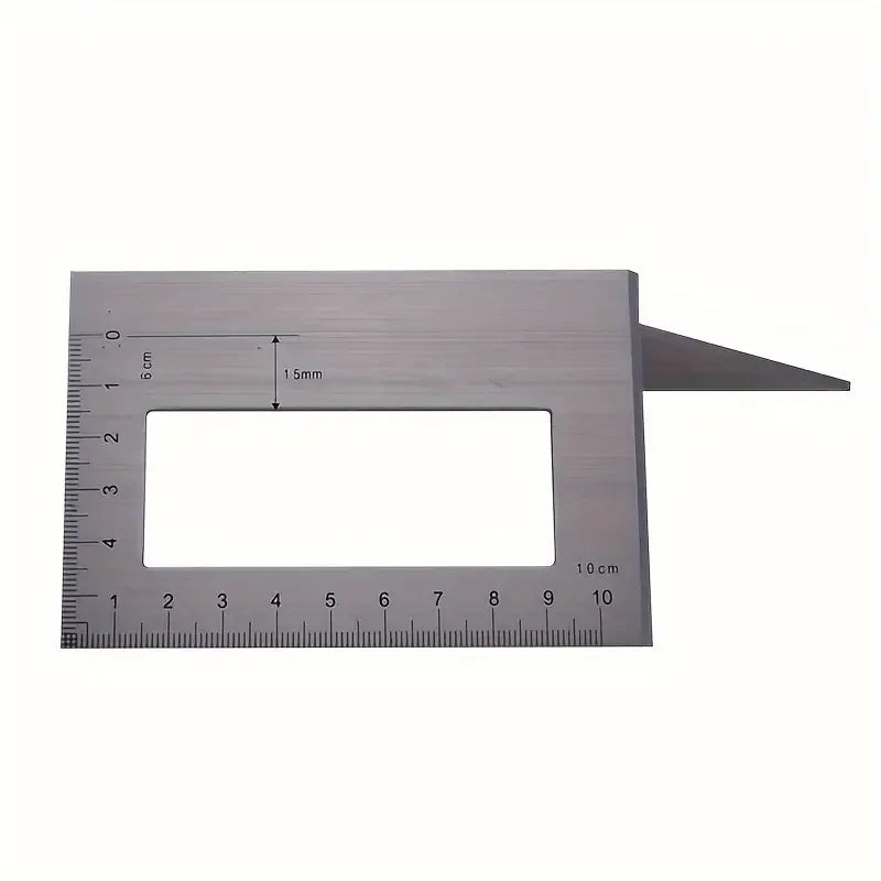 Aluminum Alloy 45/90 Degree Marking Ruler for Woodworking