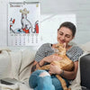 Medieval Cat Wall Calendar 2026