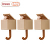 Cute Cartoon Cat Wall Hooks - Self-Adhesive