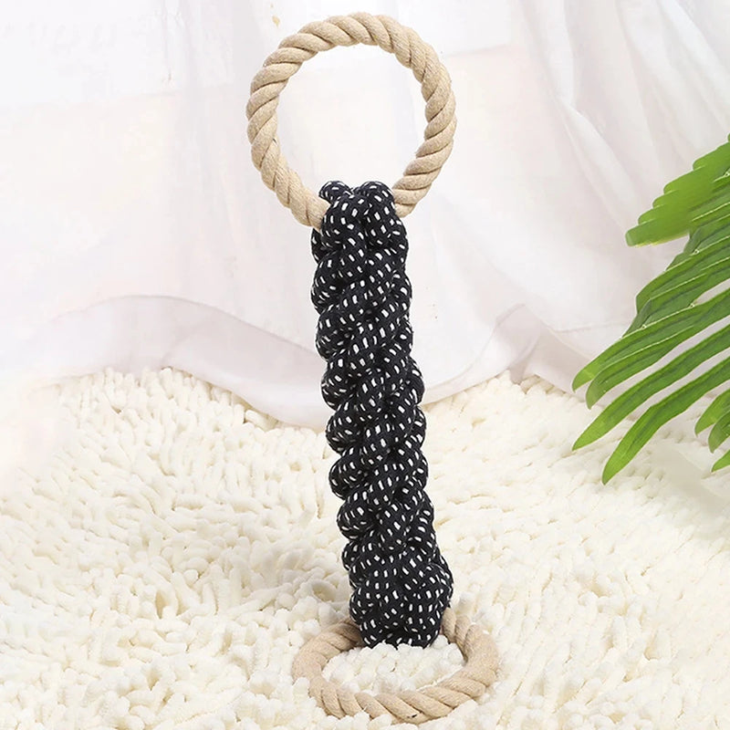 Double-Ring Cotton Dog Rope Toy