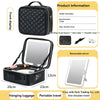 Illuminated LED Makeup Case with Mirror