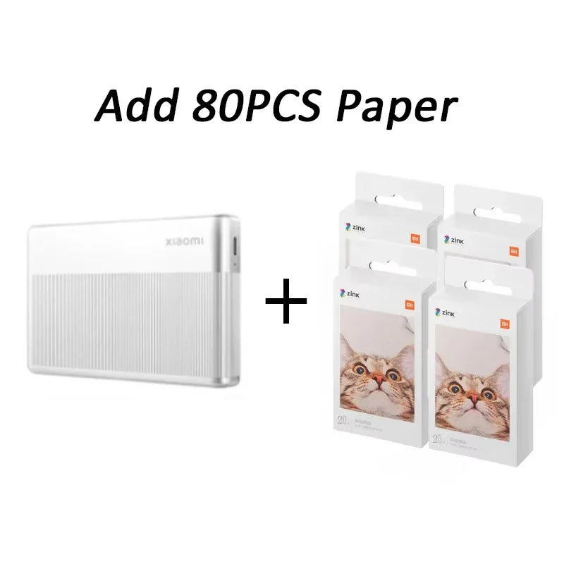 Portable Bluetooth Photo Printer with ZINK Technology