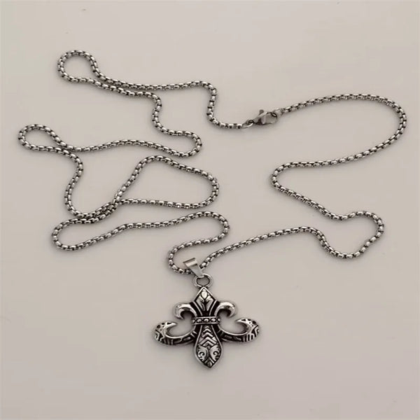 Vintage Cross Pendant Necklace