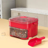 Double-Layer Ice Cube Tray with Easy-Press Lid