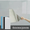 10-Pack Marble Tile Sticker Sheets - Peel-and-Stick 30 x 60 cm, Waterproof PVC Tiles