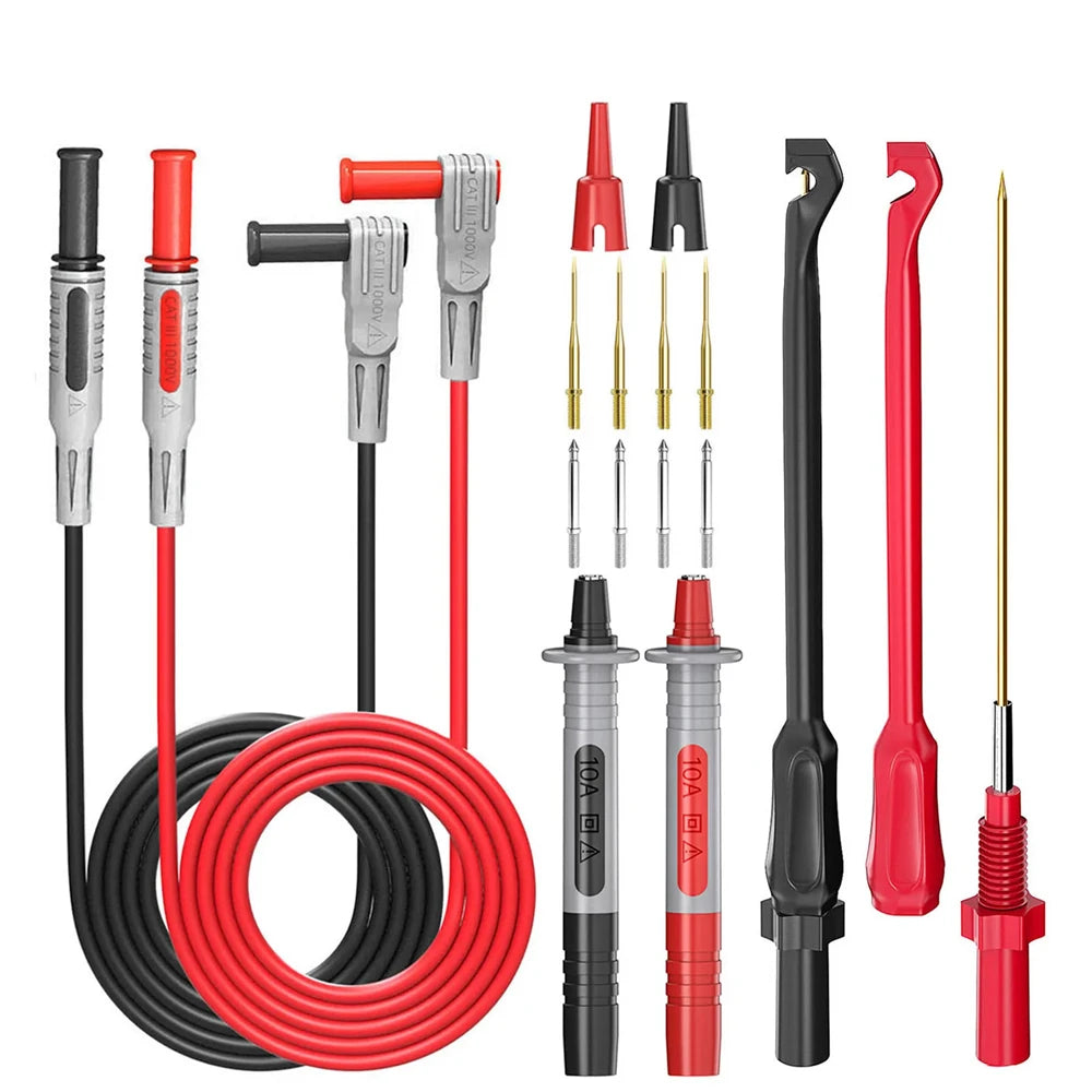Automotive Multimeter Test Lead Kit with Piercing Probes