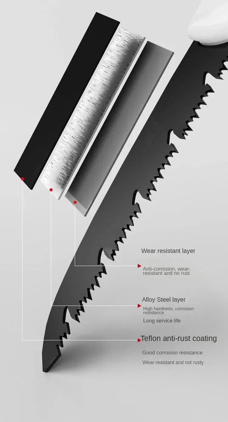 Folding Hand Saw for Gardening and Outdoor Use