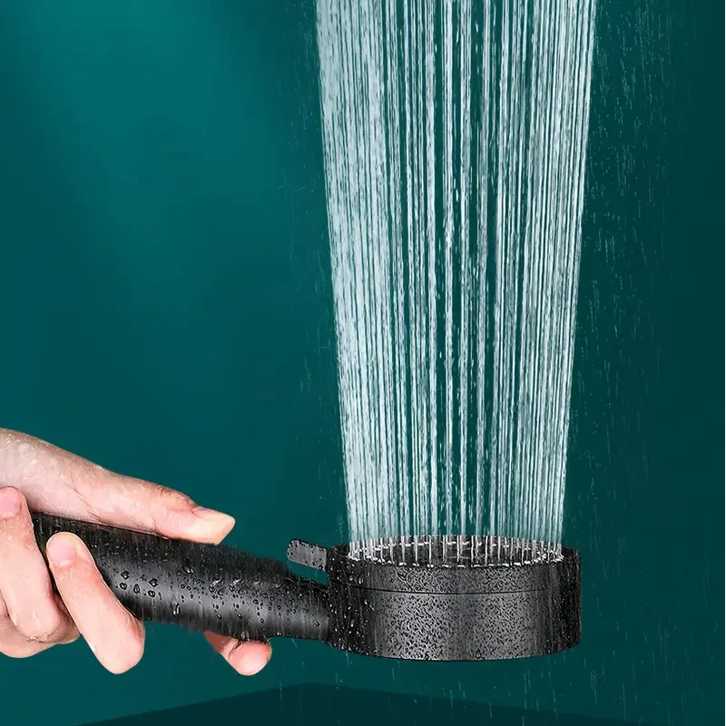 High-Pressure Shower Head Set with Hose and Wall Mount