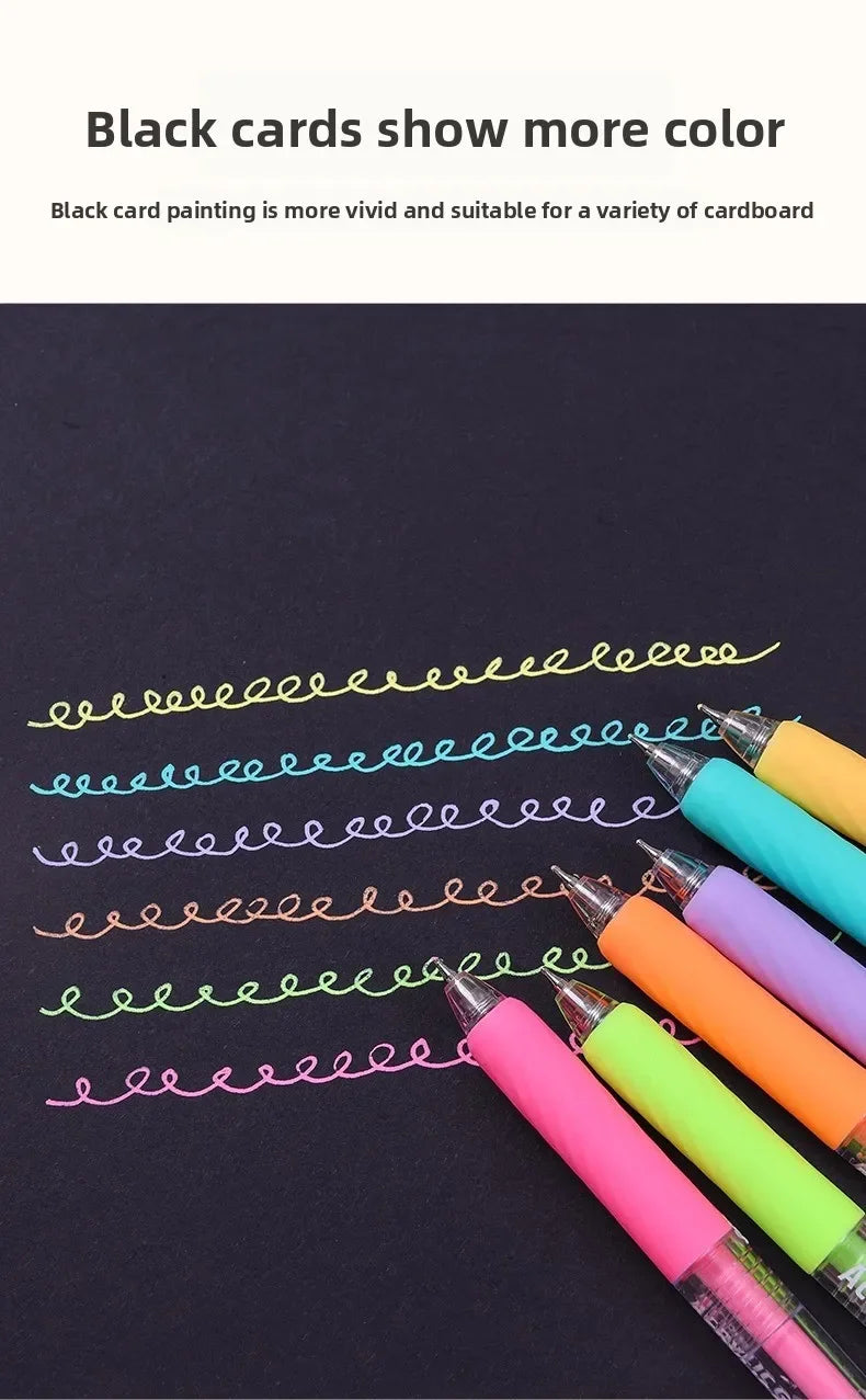 3D Embossed Acrylic Gel Pens - 6/144 Color Options