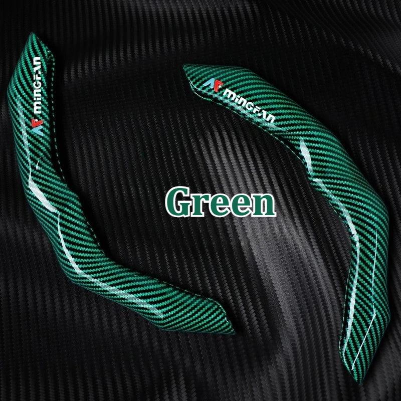 Carbon Fiber Texture Steering Wheel Cover - Anti-Slip & Comfortable Grip