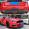 A red sports car with a black bumper protection strip installed on the front, viewed from a low angle.