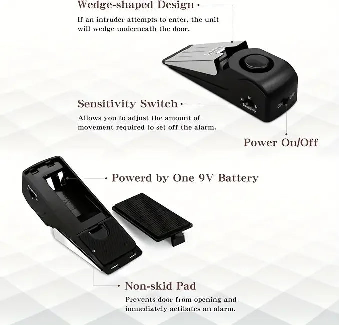 Portable Door Stop Alarm