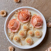 5-Piece Silicone Rose Mold Set for Polymer Clay, Soap & Candle Making