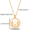 Stainless Steel Jedi Order Pendant Necklace