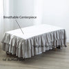 Two-Layer Ruffled Crib Bed Skirt for Standard and Toddler Beds
