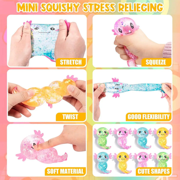 Squishy Axolotl Stress Relief Toy