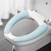 Plush Non-Slip Toilet Seat Cover Set – Washable & Eco-Friendly