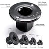 4-Piece Impact Socket Adapter Set with Chrome Vanadium Steel Construction